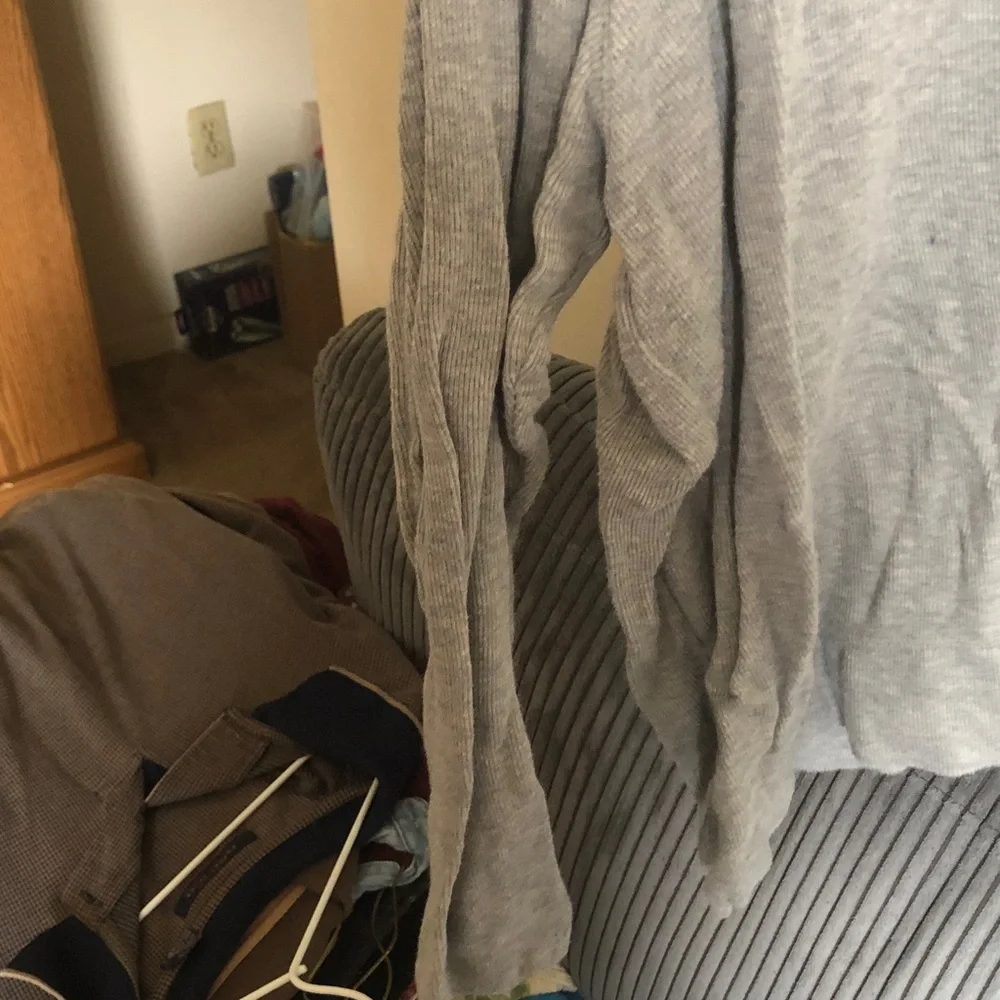 Men's Light Gray Knit Sweater